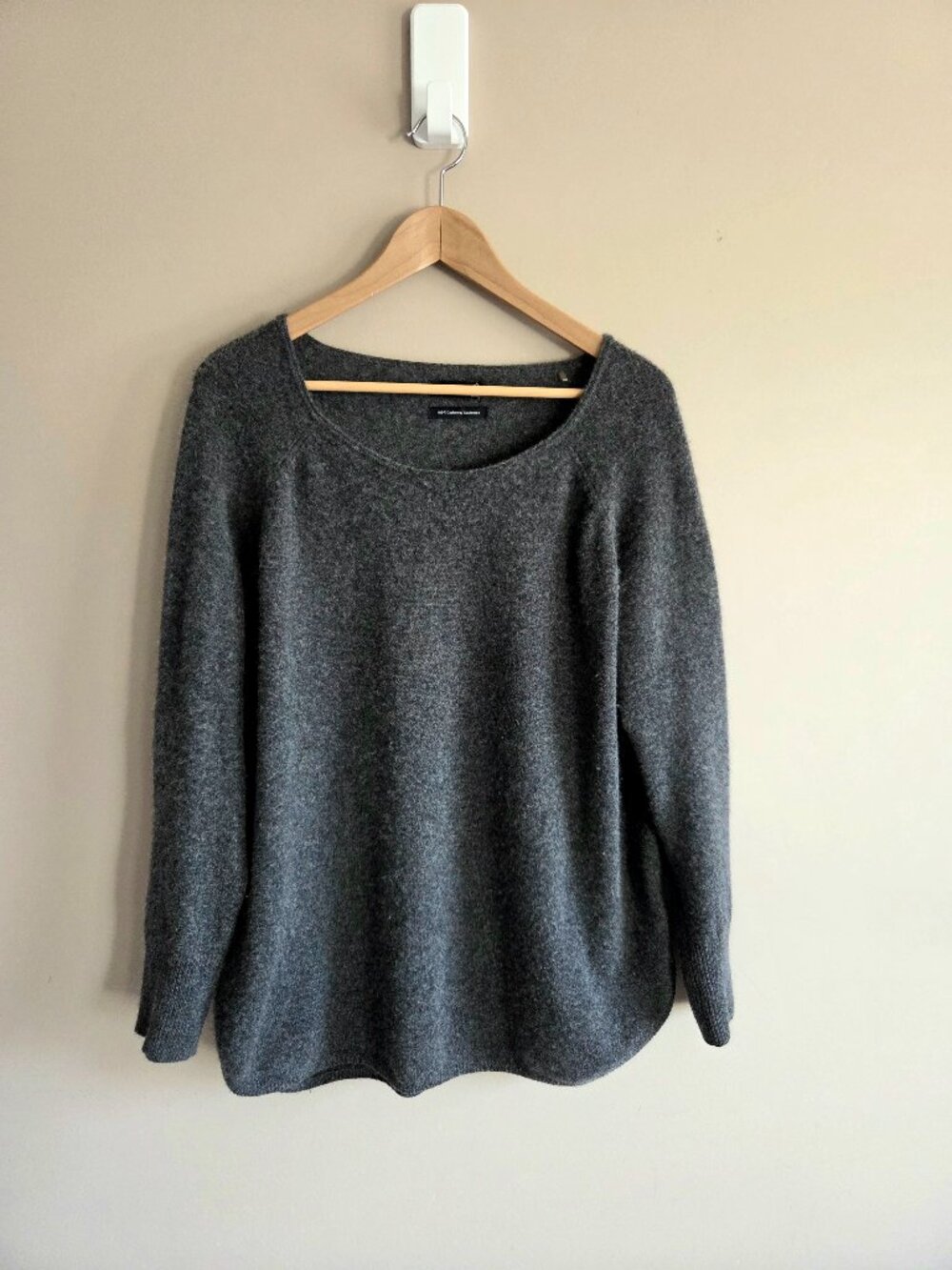 SEARS 100% Cashmere Grey Sweater Vintage XXL (20)